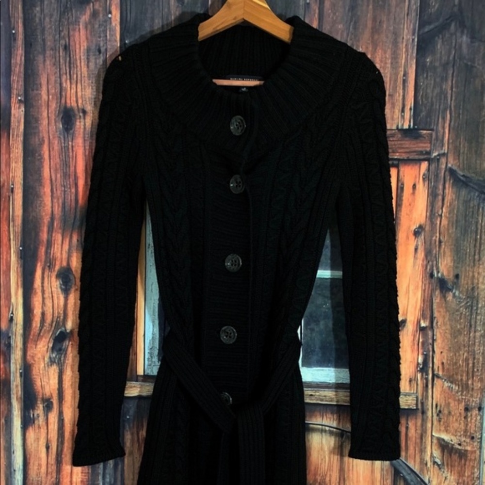 Banana Republic Chunky Merino Wool Belted Cardigan